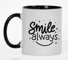 Inkdotpot Улыбайтесь всегда 11 унций керамическая кружка для кофе позитивные вдохновляющие цитаты подарок для сотрудников босса коллег