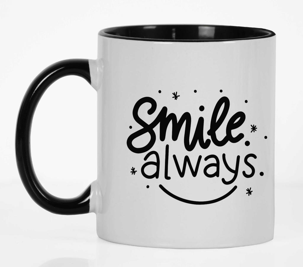 Inkdotpot Улыбайтесь всегда 11 унций керамическая кружка для кофе позитивные вдохновляющие цитаты подарок для сотрудников босса коллег