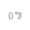 Dual DD Silver Earrings Jdret5F02Zc