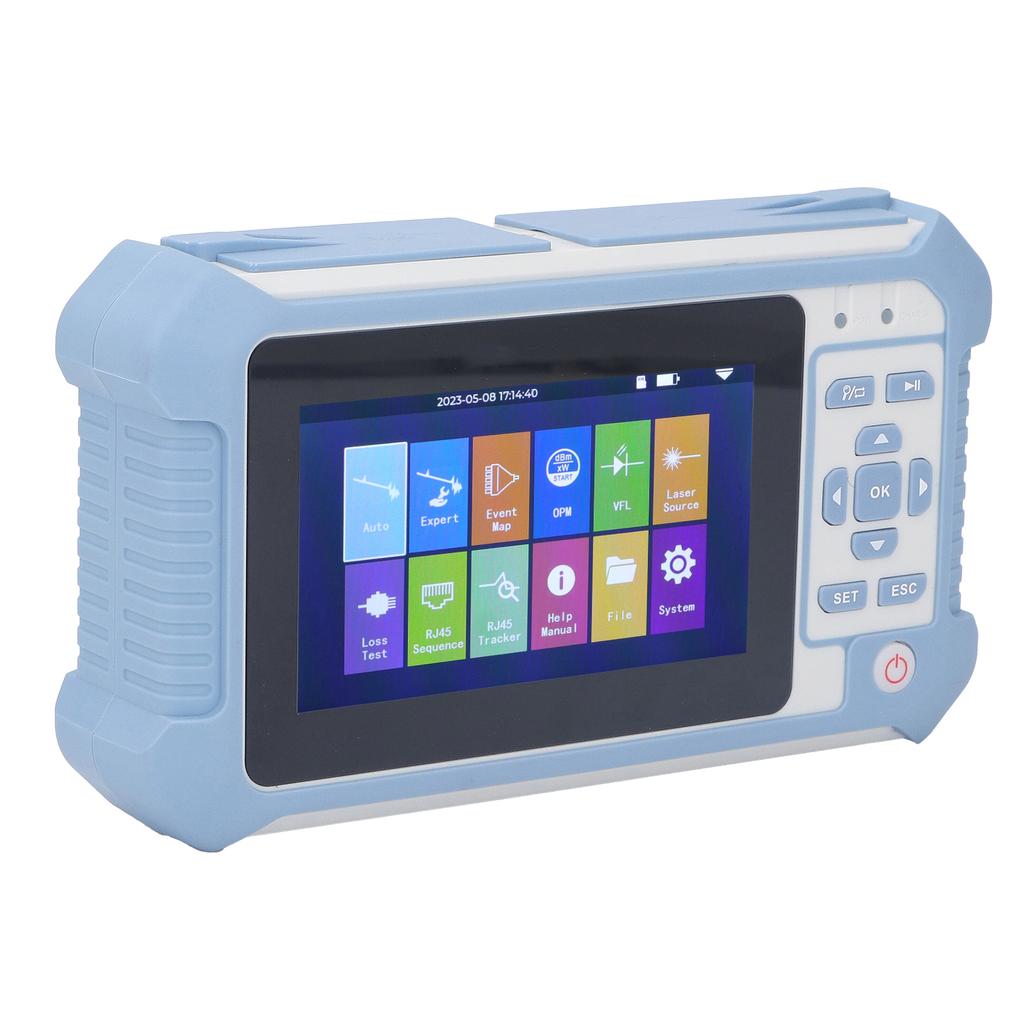 Оптический рефлектометр OTDR 9 в 1 измеритель оптической мощности VFL тестер RJ45 инструмент вилка США 100-240 В