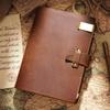 A5 Vintage Handmade European Style Notebook & A6 Diary, A7 Loose-Leaf Cowhide Notepad for Office and Business Use.