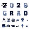 Graduation Party Car Decor 2026 Magnetic Decals Waterproof Magnets Celebration Fade-Resistant Reusable for Vehicles Fridge