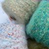Colorful Handmade Mohair Sequin Thread for Crochet Sweater Yarn - Soft, Skin-Friendly, Medium Coarse
