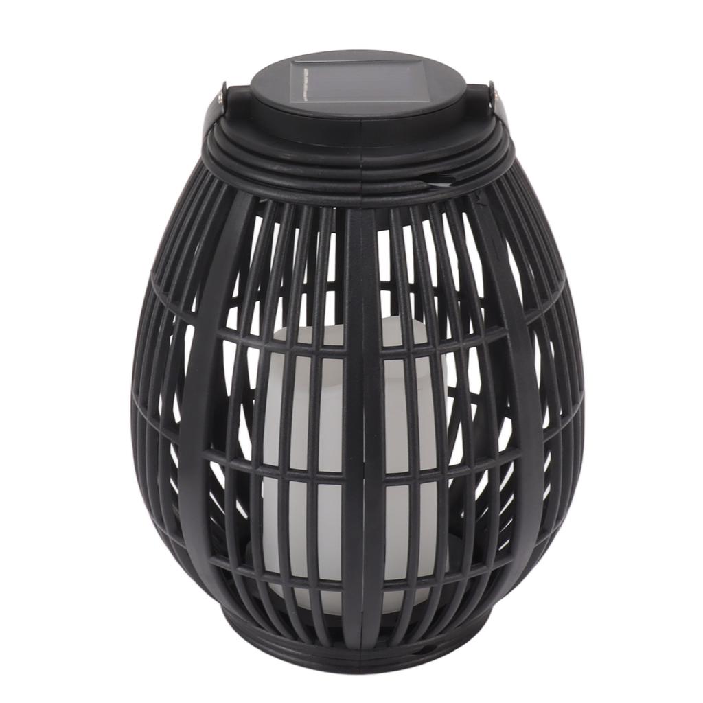 Solar Garden Lantern LED Outdoor Solar Lantern Waterproof Decorative Rattan Lantern For Patio Pathway Courtyard