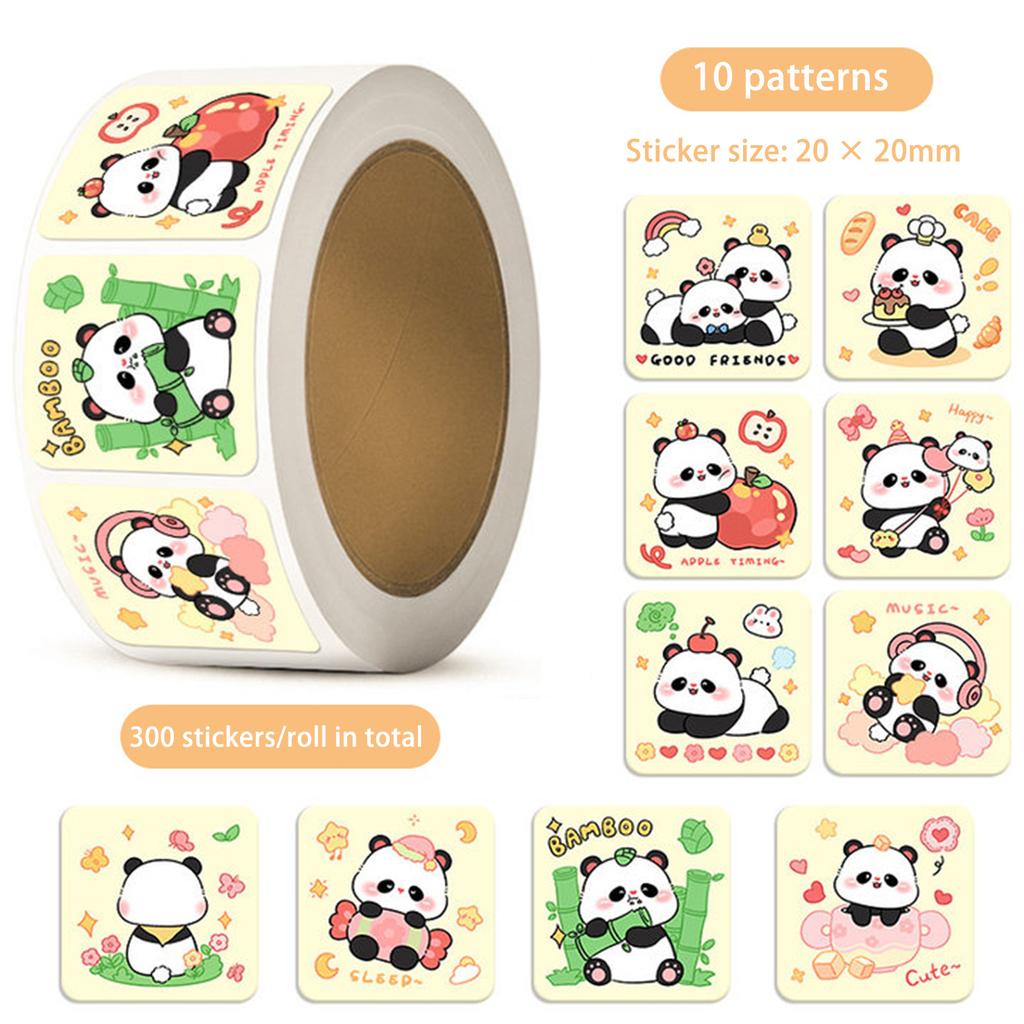 300 шт./рулон наклейки капибара милые водонепроницаемые граффити эстетические декоративные чемодан ноутбук чашка телефон дневник детские наклейки игрушка