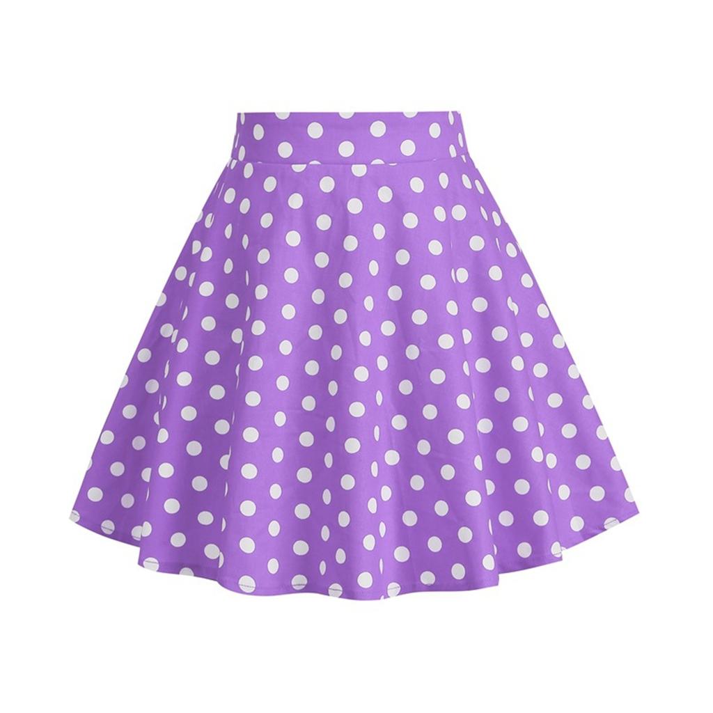 Summer Children Dot Print Vintage Children's Clothing Girls Skirt