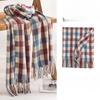 Japanese Houndstooth Plaid Scarf for Women To Keep Warm In Winter New Korean Version Student Versatile Shawl Couple Neck Scarf for Men
