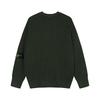 STONE 25FW Unisex Ribbed Badge Crew Neck Knitwear Sweater