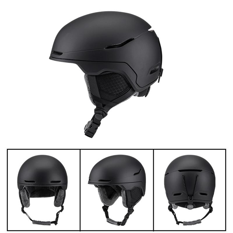 ABS Motorcycle Electric Vehicle Safety Helmet Custom Winter Warm Breathable Riding Gear for Adults Teens OEM Ski Sports Helmet