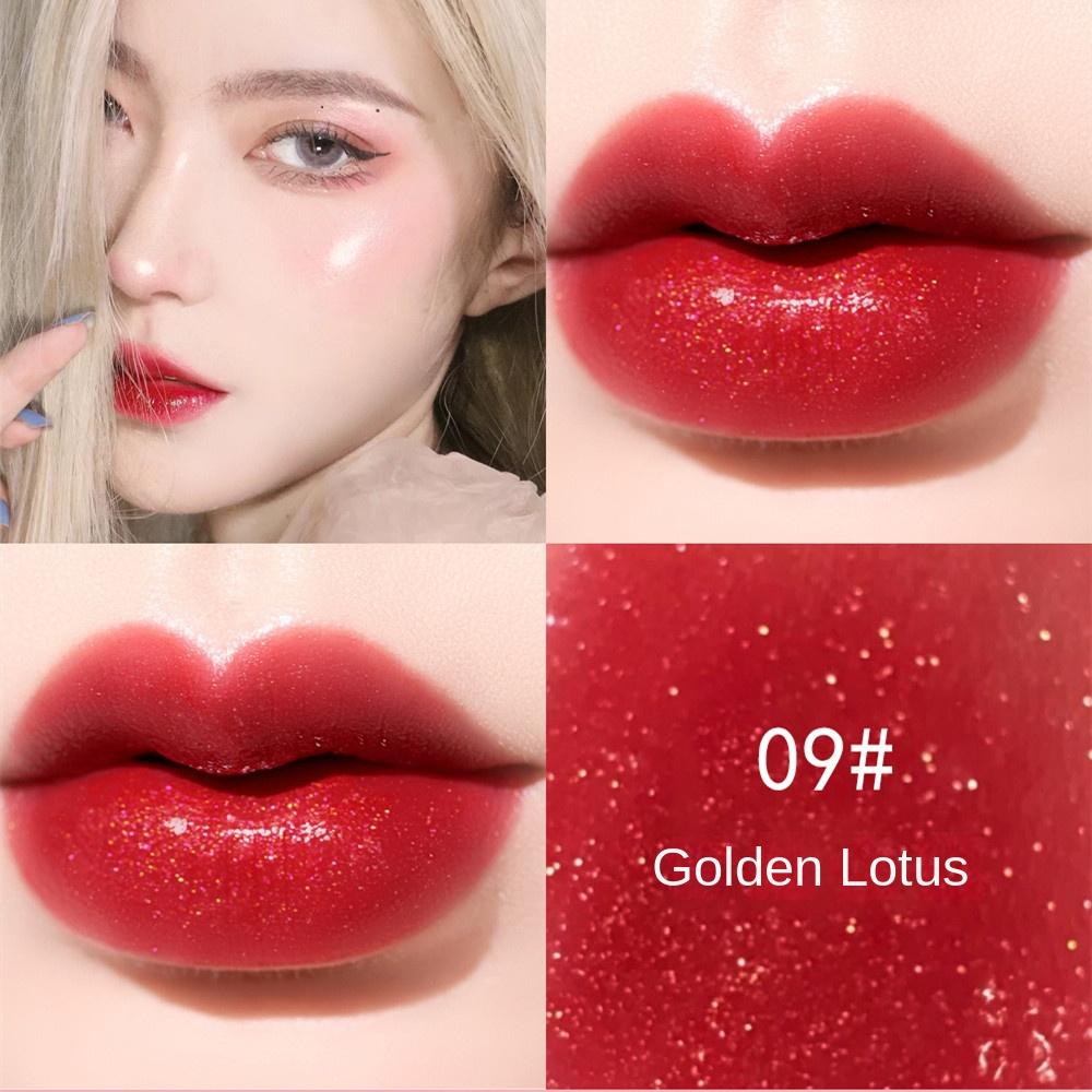 Dudu Lip Gloss Colorless Transparent Lip Gloss Bright Crystal Lip Gloss Glass Lips Fine Glittering Pearl Light Band Shiny Jelly