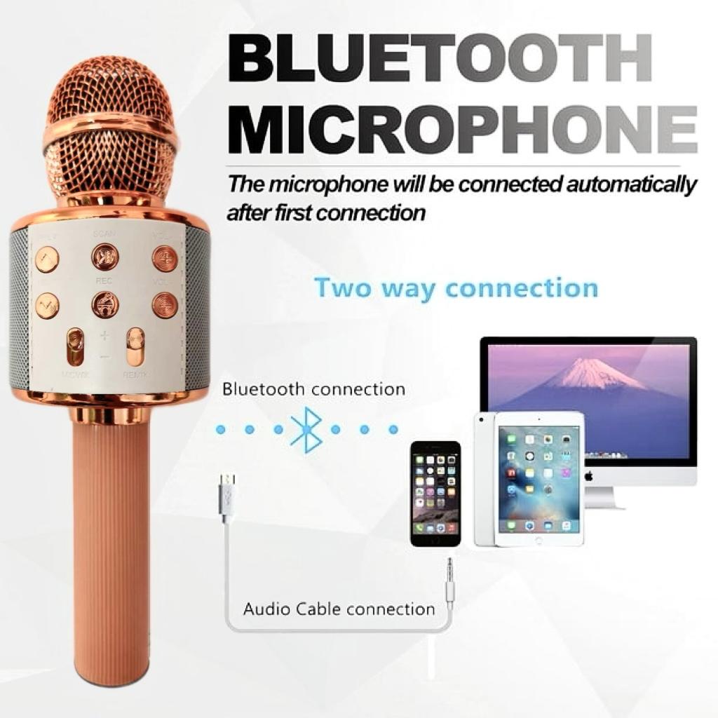 ren's handheld wireless microphone with stereo 4  15 years old boys and girls toys