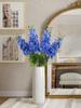 4 шт., 80 см, длинный стебель, живокость, латексные искусственные цветы Real Touch для высоких ваз, столов, дома, свадьбы, садового декора