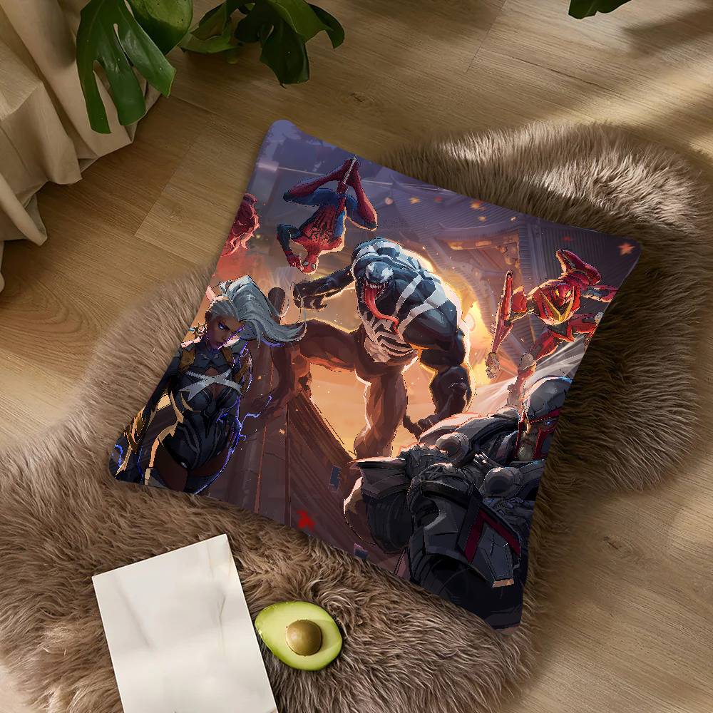 Многопользовательская игра M-MarvelS Rivals Наволочка Декор Домашняя Декоративная Наволочка для Дивана Подушка для Кемпинга