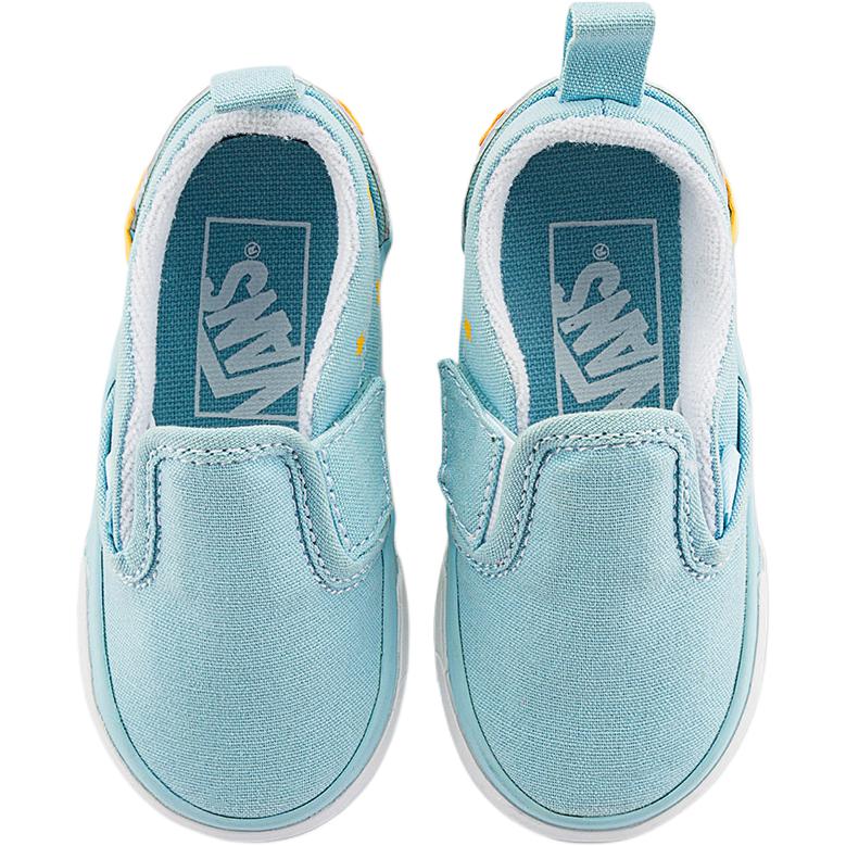 Vans Слипоны V Star Classics Удобные Универсальные Низкие Кроссовки для ходьбы Детские кроссовки Синие VN000D4FBER