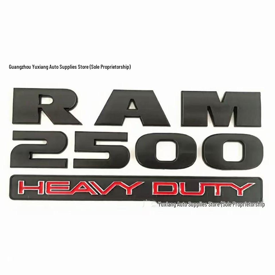 Fits Dodge RAM 1500/2500/3500 Heavy Duty Emblem Side Fender Sticker