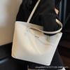 Large-capacity commuter tote bag women's Korean version fashion shoulder bag 2025 new versatile niche simple casual women's bag