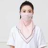Thin Triangular Scarf Elastic Face Cover Simple Ice Silk Mask  Fishing