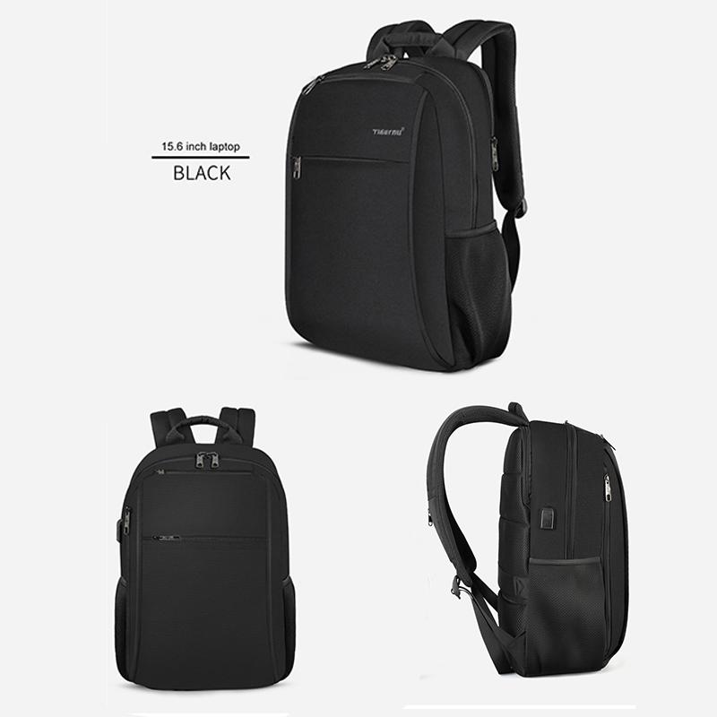 Tigernu, новый противообрастающий модный 15,6-дюймовый рюкзак для ноутбука, мужской водонепроницаемый материал с USB-портом для зарядки 4,0 А, дорожная сумка, повседневная сумка