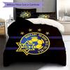 Maccabi Tel Aviv F.C Pattern Bedding,Quilt Set Quilt Cover Pillowcase Home Birthday Gift(1 * duvet cover + 2 * pillowcase, without core)