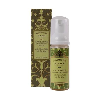 Пенка для умывания c Нимом, Тулси и Чайным деревом: против акне (100 мл), Anti Acne Cleansing Foam,