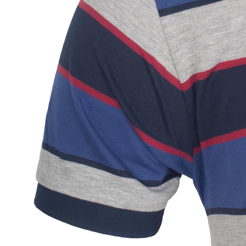 FC Barcelona Mens Striped Polo Shirt