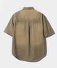 Рубашка с коротким рукавом Dimiteulibeullaeg Vlad Cutoff Applique Fade Washed_Бежевый
