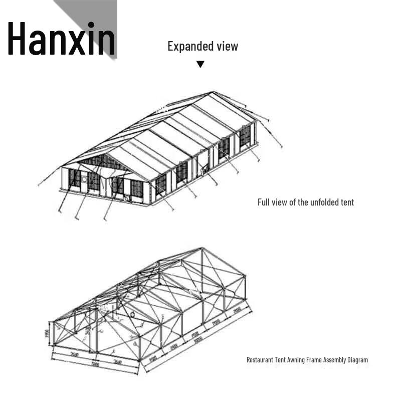 Hengxin 2006 Large 72sqm Outdoor Event Tent