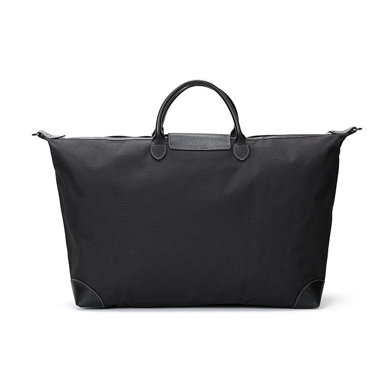 Longchamp Boxford 54 Большая складная сумка-тоут на плечо для путешествий Унисекс Черный 1625080001