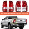 1 шт. Сборка заднего фонаря с проводами для пикапа Toyota Hilux Revo 2015-2018 Задний фонарь Предупреждающий фонарь Фонарь заднего хода