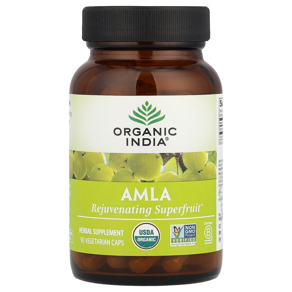 Organic India Amla Veggie Capsules 90 Count