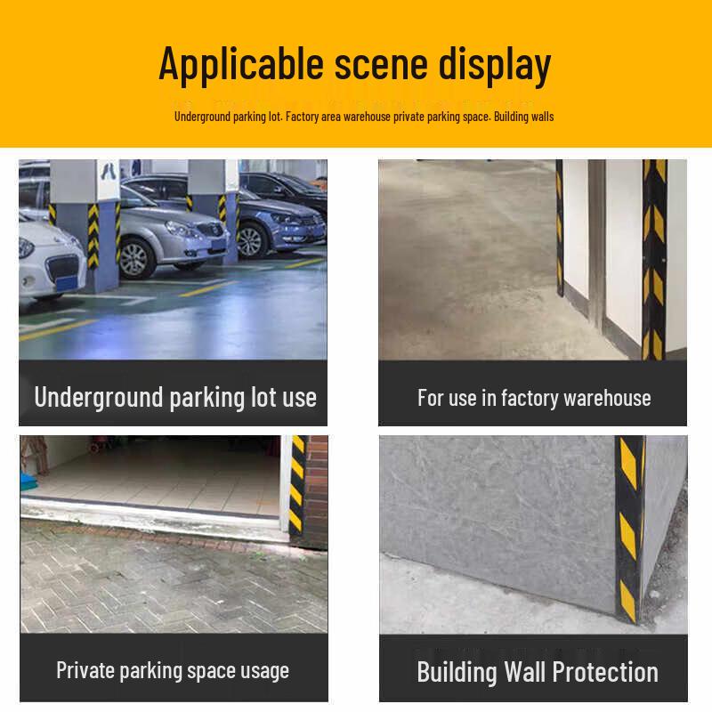 Reflective Rubber Wall Corner Protector