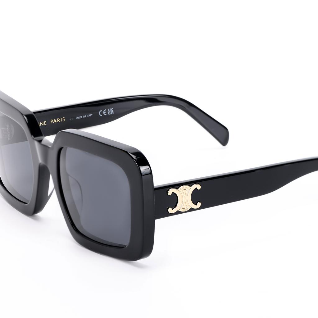 Celine Logo Square Sunglasses Women sunglasses Black CL40304U-01A