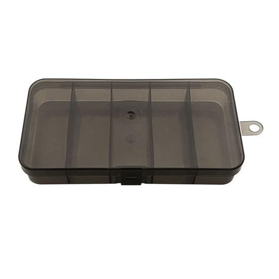 2Pcs Fishing Bait Cases 5-Compartments Large Capacity Transparent Visible Fishing Lure Container Clear Storage Boxes