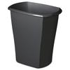 10 Gallon Plastic Rectangular Wastebasket Open Top Comfortable Handle Space Saving Ideal Kitchen Bathroom Office Indoor Use