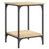 Coffee Table Sonoma Oak 40 x 40 x 55 cm Particleboard