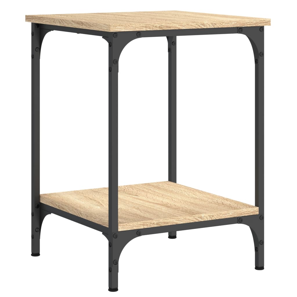 Coffee Table Sonoma Oak 40 x 40 x 55 cm Particleboard