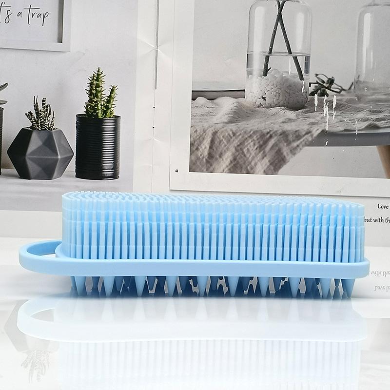 2 в 1 силиконовая щетка для душа, скруббер, массажер для головы, шампунь, щетка для очистки, инструмент