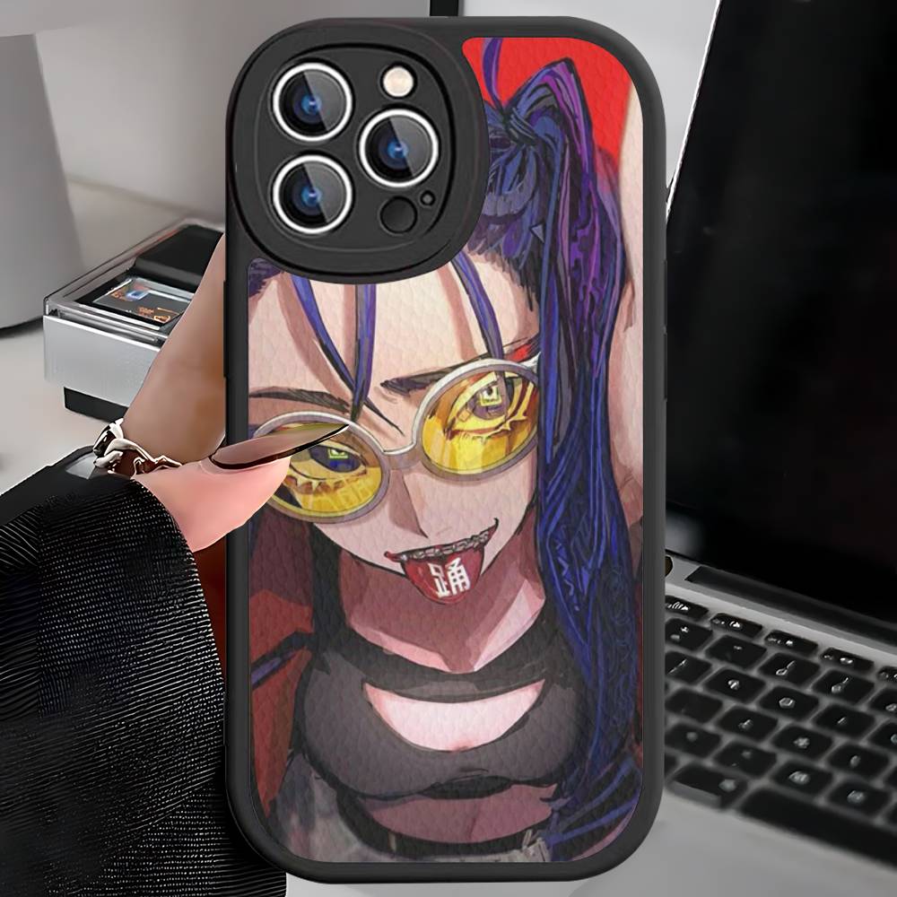 Чехол для телефона виртуальной певицы Ado для iPhone 16 15 14 13 12 11 Pro Max Plus Кожаный Мягкий Чехол