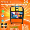 Android 14 Carplay Auto For Hyundai Sonata Fe 2004 - 2012 Car Radio Player Multimedia Stereo Navigation Head Unit GPS 360 Camera
