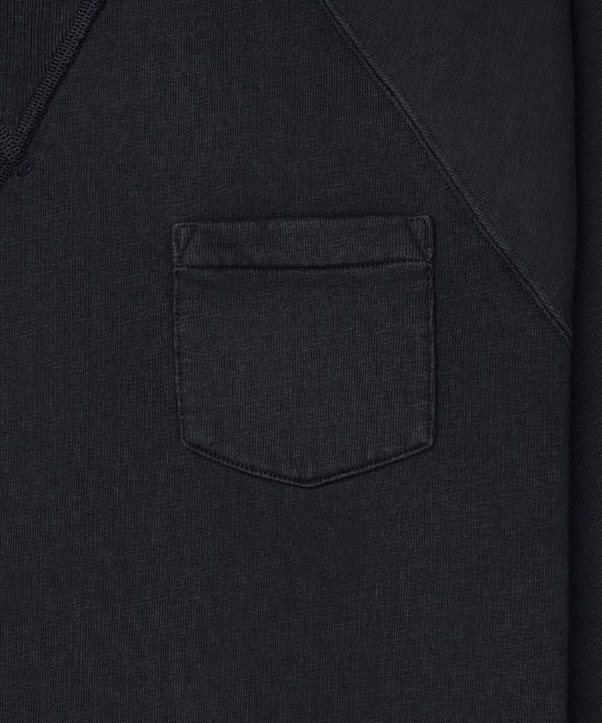 POLO RALPH LAUREN Garment Dye Fleece Sweatshirt - Black
