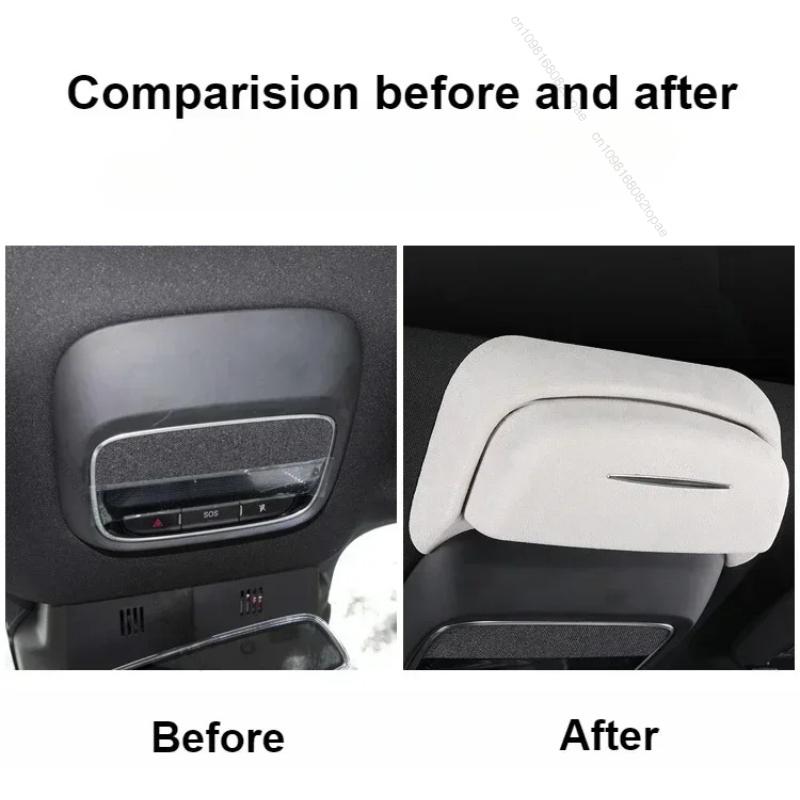 Для Xpeng G6 2025 2024 Автомобильный бокс для очков Замшевый чехол для солнцезащитных очков на люк Держатель для хранения очков Автомобильные аксессуары для интерьера