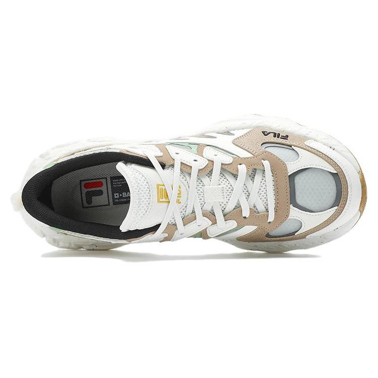 Fila Fern Амортизация, Износостойкие Низкие Кроссовки на Толстой Подошве Мужские Белый Коричневый F12M421106FSN