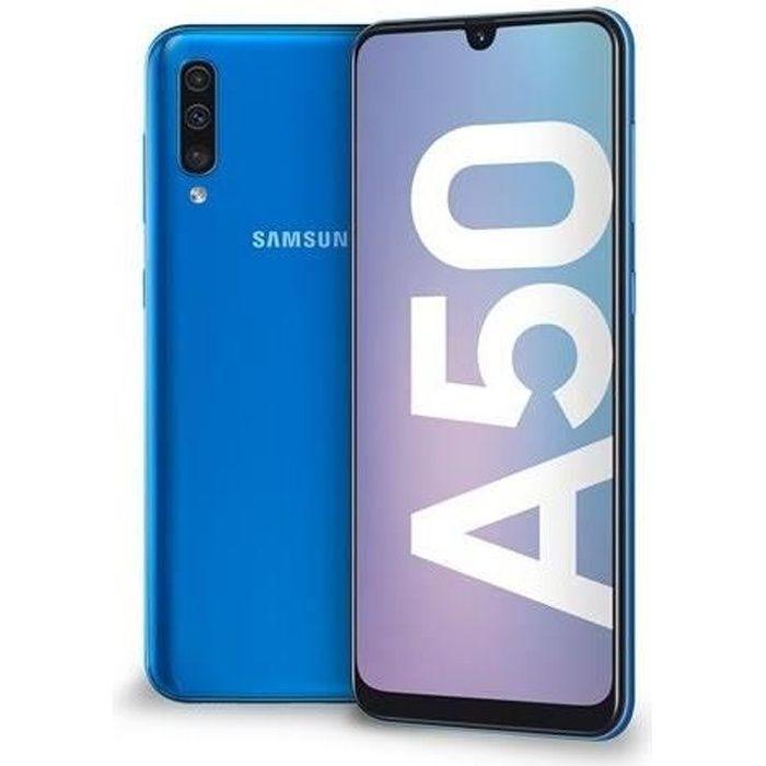 SAMSUNG Galaxy A50 - Две SIM-карты 128 ГБ Синий - Очень хорошее состояние