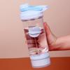 Water bottle100ml plastic shaker cup sports fitness milkshake shaker cup sealed advertising cup protein powder shaker cup handle strap