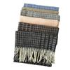 Winter Scarf for Women High End Fashion Houndstooth Shawl  Long Tassel Imitation Cashmere Men's Warm Scarf