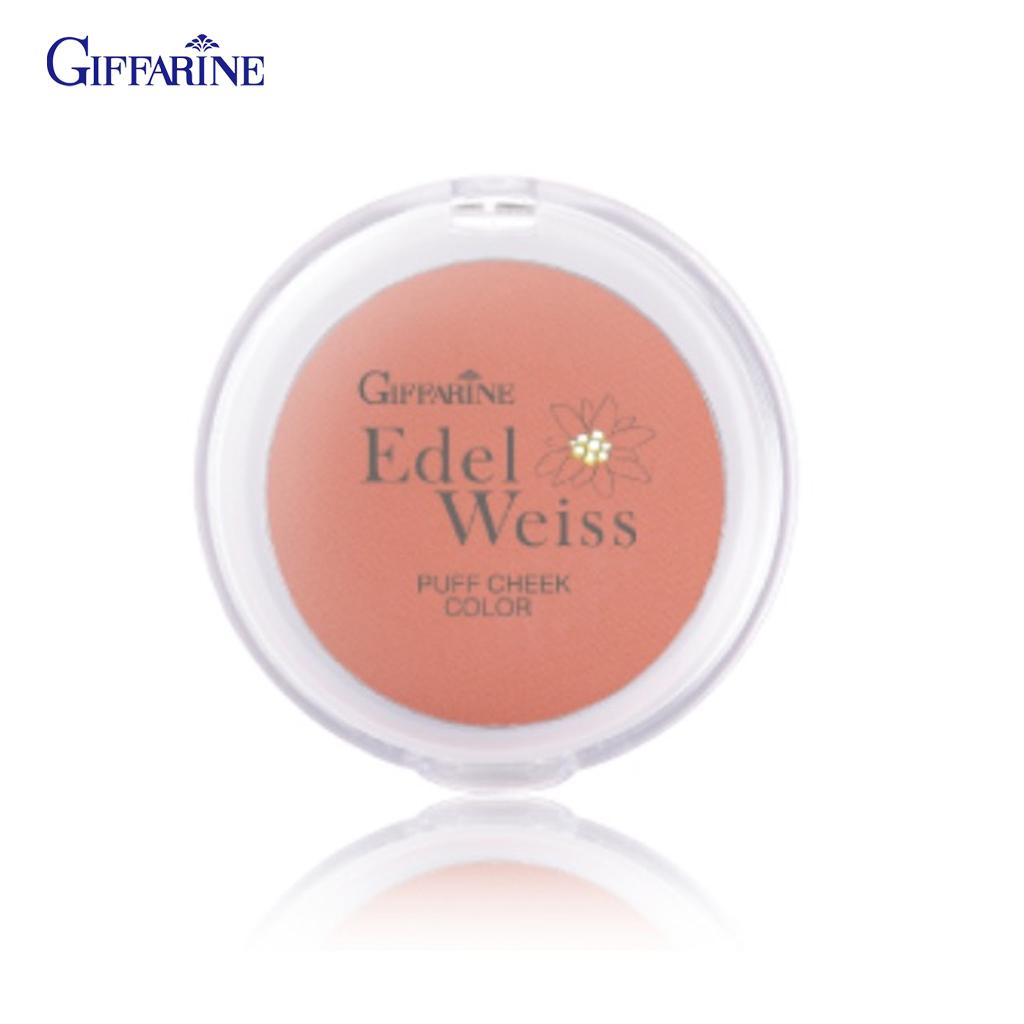Giffarine Эдельвейс Puff Cheek Color 6 г. Розовый 12608 / Оранжевый 12609 - тайский косметический макияж