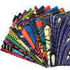 12 African Fabric Cut Craft Patchwork Scraps, 50x40cm, Cloths, Supplies, DIY, Handmade,