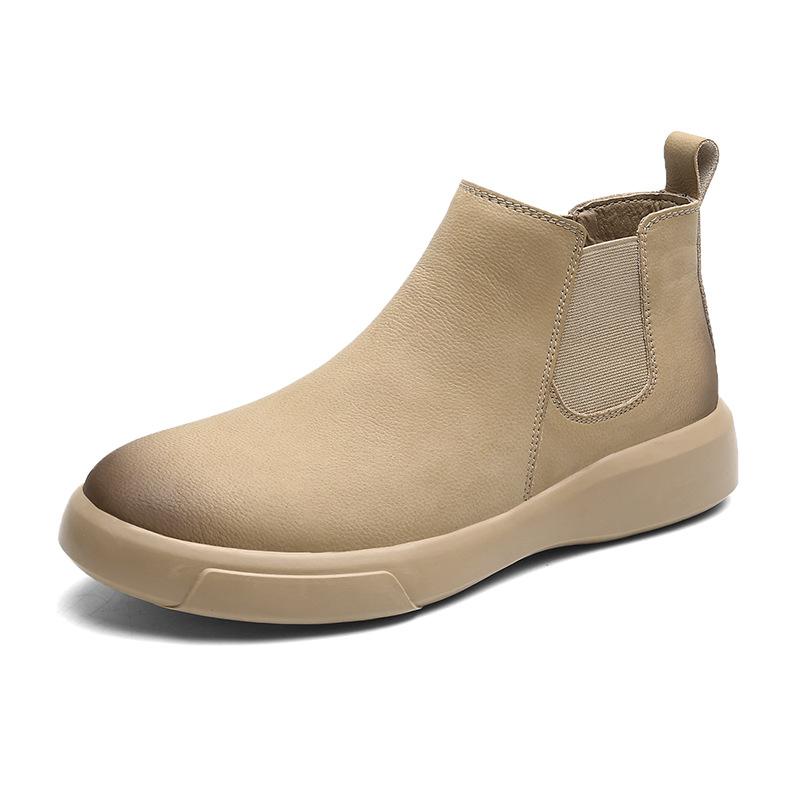 Chelsea boots men's handsome large size 45 46 supply leather autumn and winter men's boots British Martin boots
