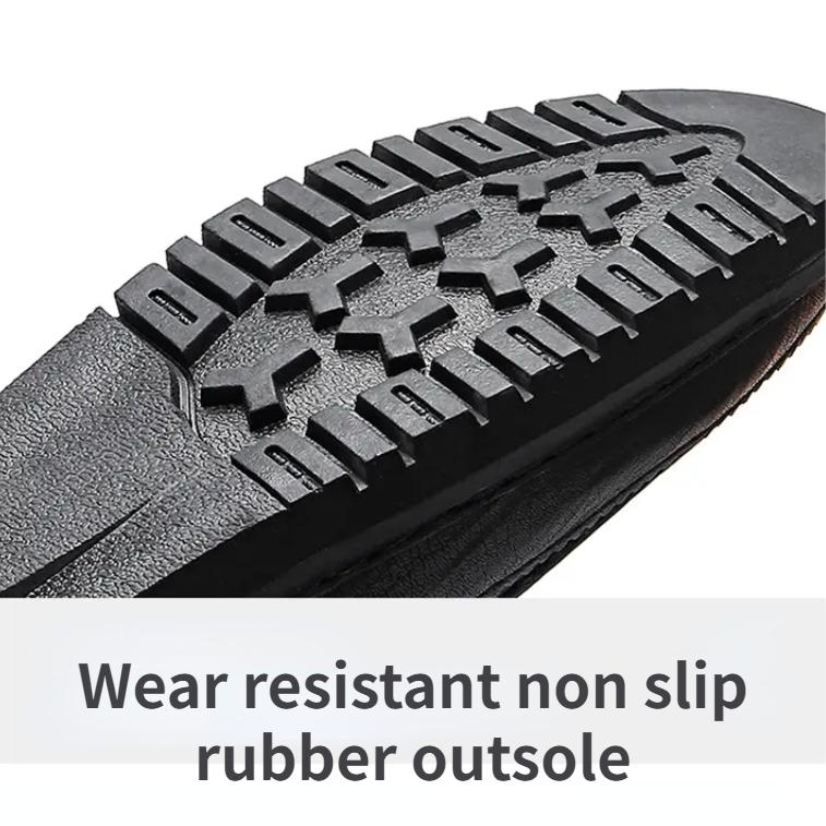 British Style Split Leather Men's Casual Business Lace Up Moccasin Shoes Comfortable Non Slip Fashion Black Dress Formal Casual Leather Shoes