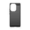 Тонкий силиконовый чехол из углеродного волокна для Xiaomi Poco F6, M6, X6 Pro - Ударопрочный и амортизирующий